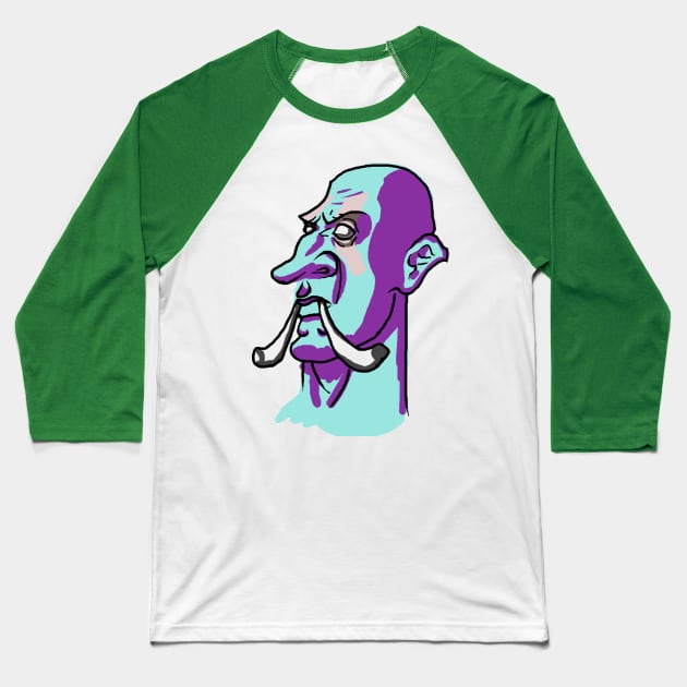 Troll Baseball T-Shirt by Waqu